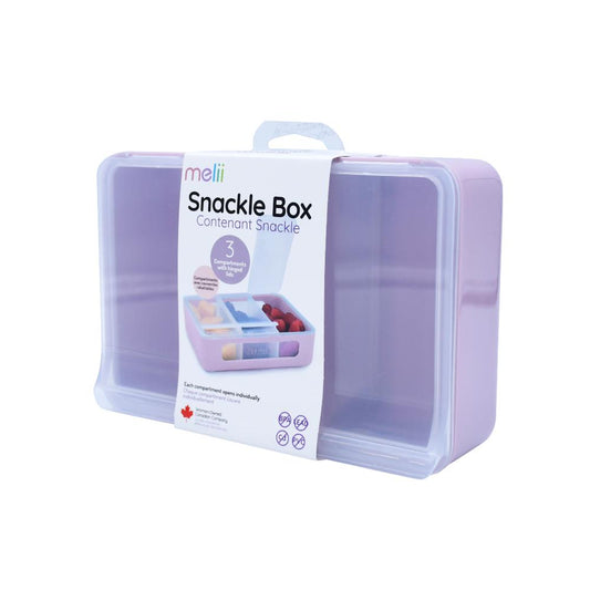 Melii 3 Compartment Snackle Box - Wisteria