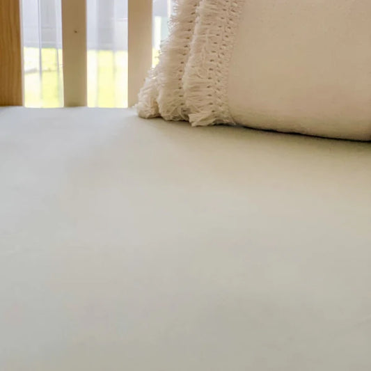 Sage Jersey Fitted Cot Sheet