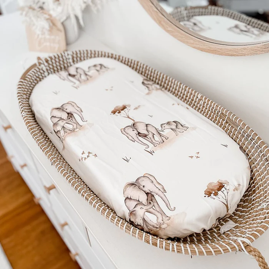 Safari Bassinet Sheet/Change Mat Cover