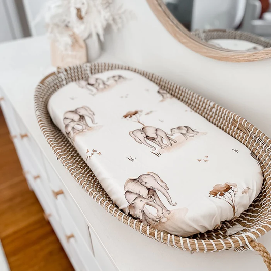 Safari Bassinet Sheet/Change Mat Cover