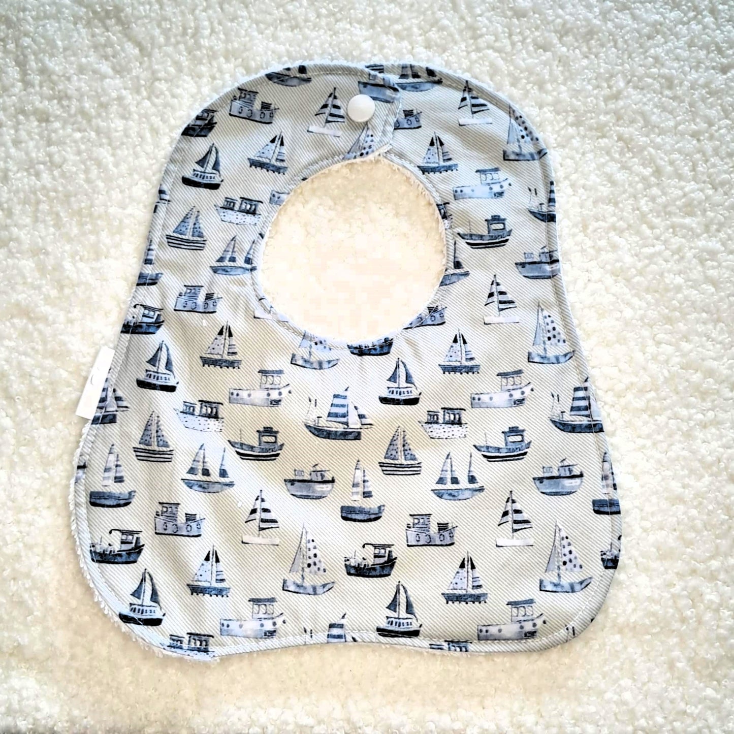 Sailing Away - Round Bib