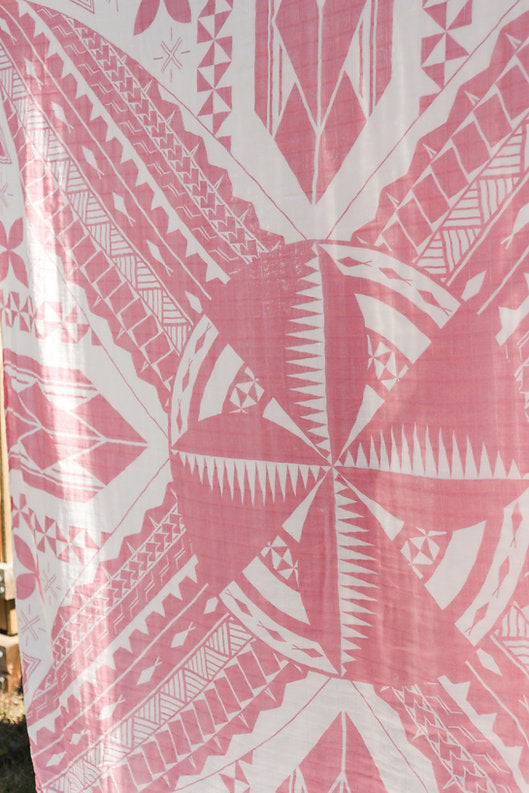 Fōlau Aute Layered Muslin Blanket (Samoa)