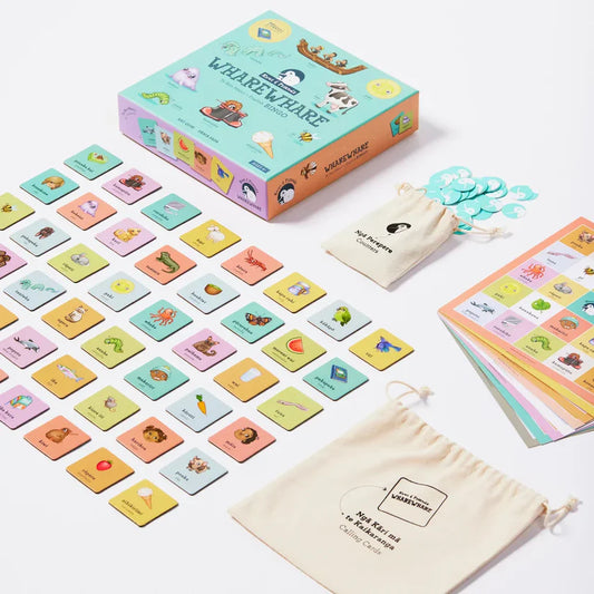 Kuwi & Friends Wharewhare | Bilingual Bingo | Māori & English