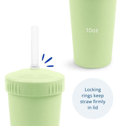 Re-Play Straw Cup with Silicone Straw - Leaf