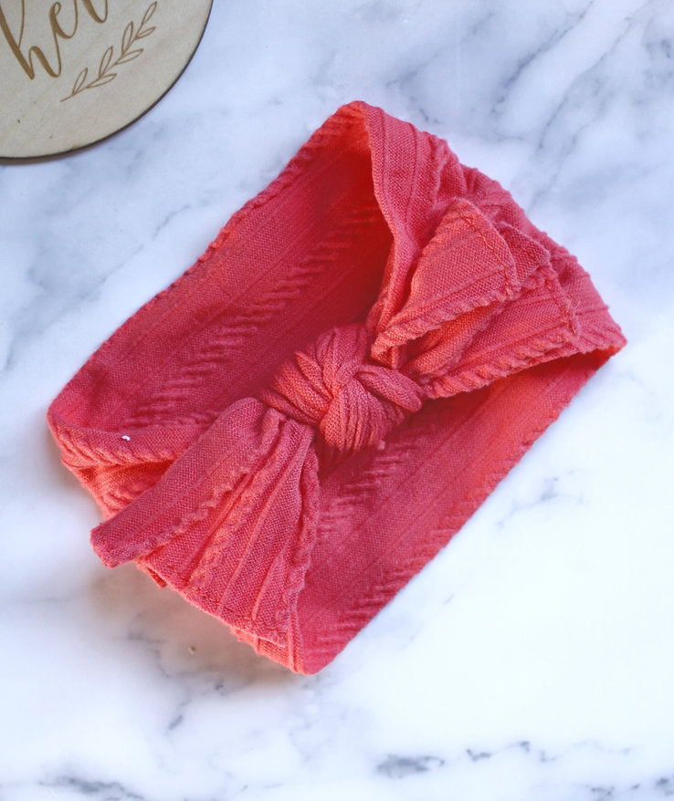 Stretch Bow Headband - Watermelon