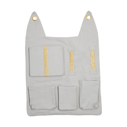 Nursery Wall Pockets - Icy Grey Pirate