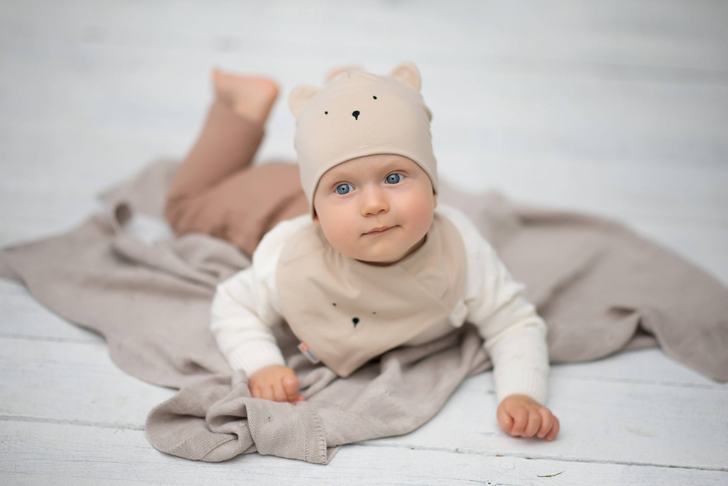 100% Merino Wool Baby Blanket - Off-White