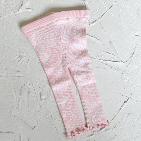 The Wolf Ribbed knit leggings - Ballerina