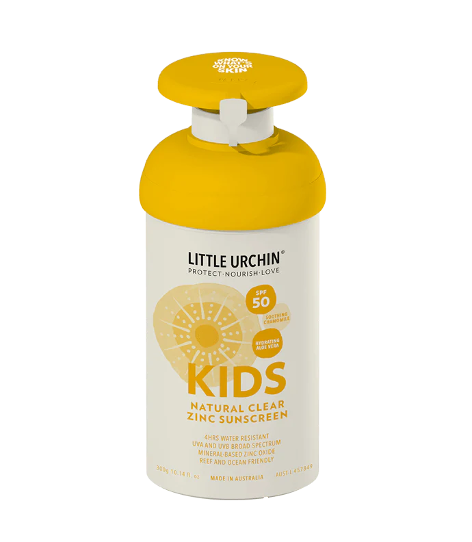 Kids Natural Clear Zinc Sunscreen SPF50 300g