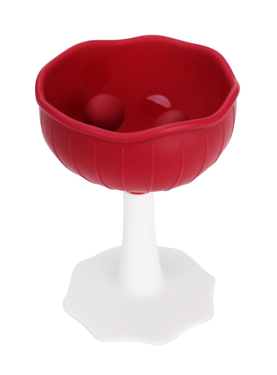 Mushroom Soothing Teether - Chimney Red