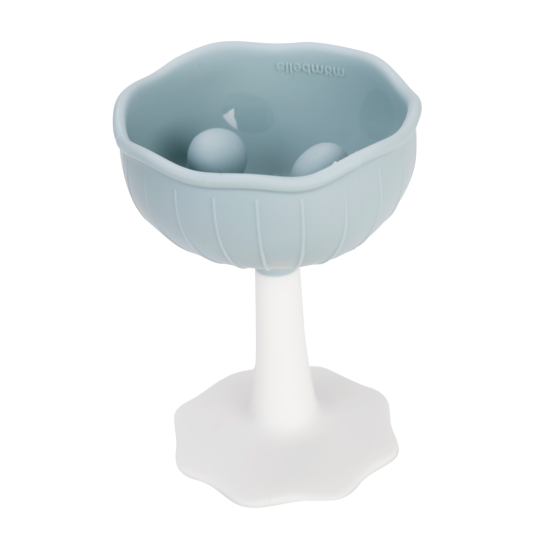 Mushroom Soothing Teether - Iron Green
