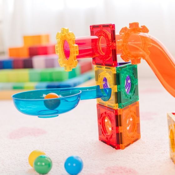 Magnetic Tiles Ball Run 95pc