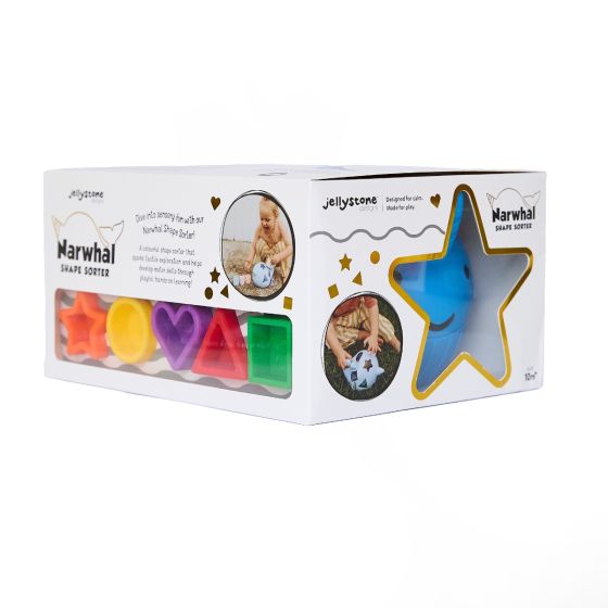 Narwhal Shape Sorter - Brights