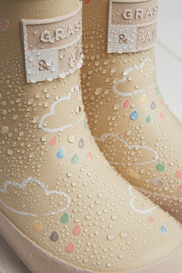 Stone Colour-Changing Kids Gumboots