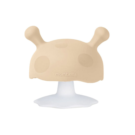 Mushroom Soothing Teether - Beige