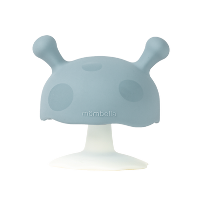 Mushroom Soothing Teether - Iron Green