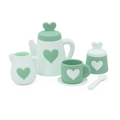 Green Silicone Tea Set