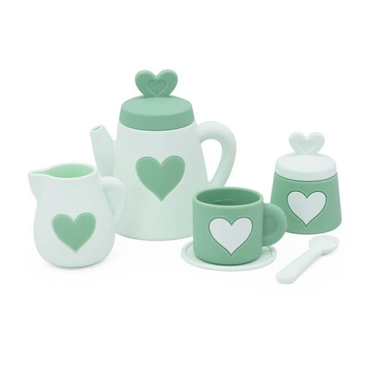 Green Silicone Tea Set