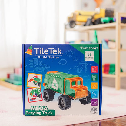 Magnetic Mega Recycling Truck 14pc