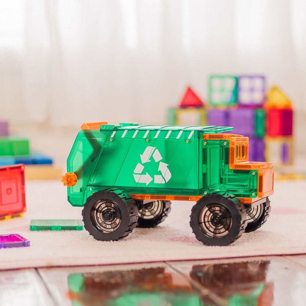 Magnetic Mega Recycling Truck 14pc