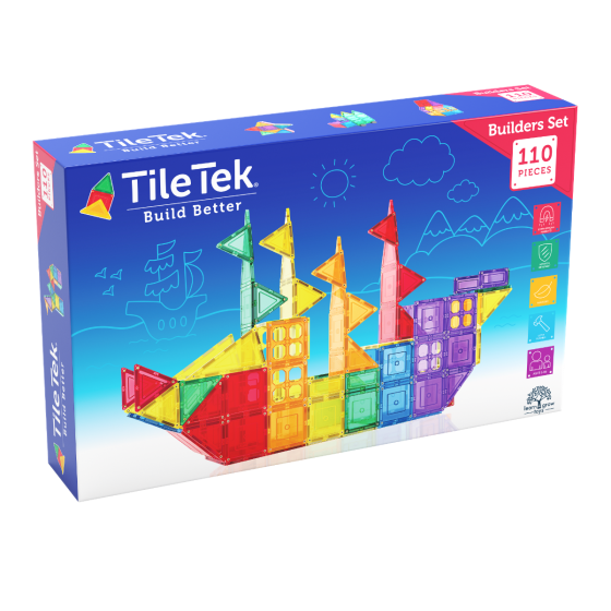 Magnetic Tiles Builder Set 110pcs