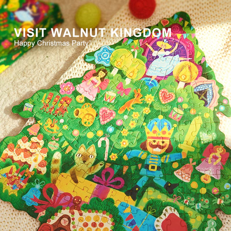 Mideer Christmas Tale Shaped Puzzle - Nutcracker Kingdom 160