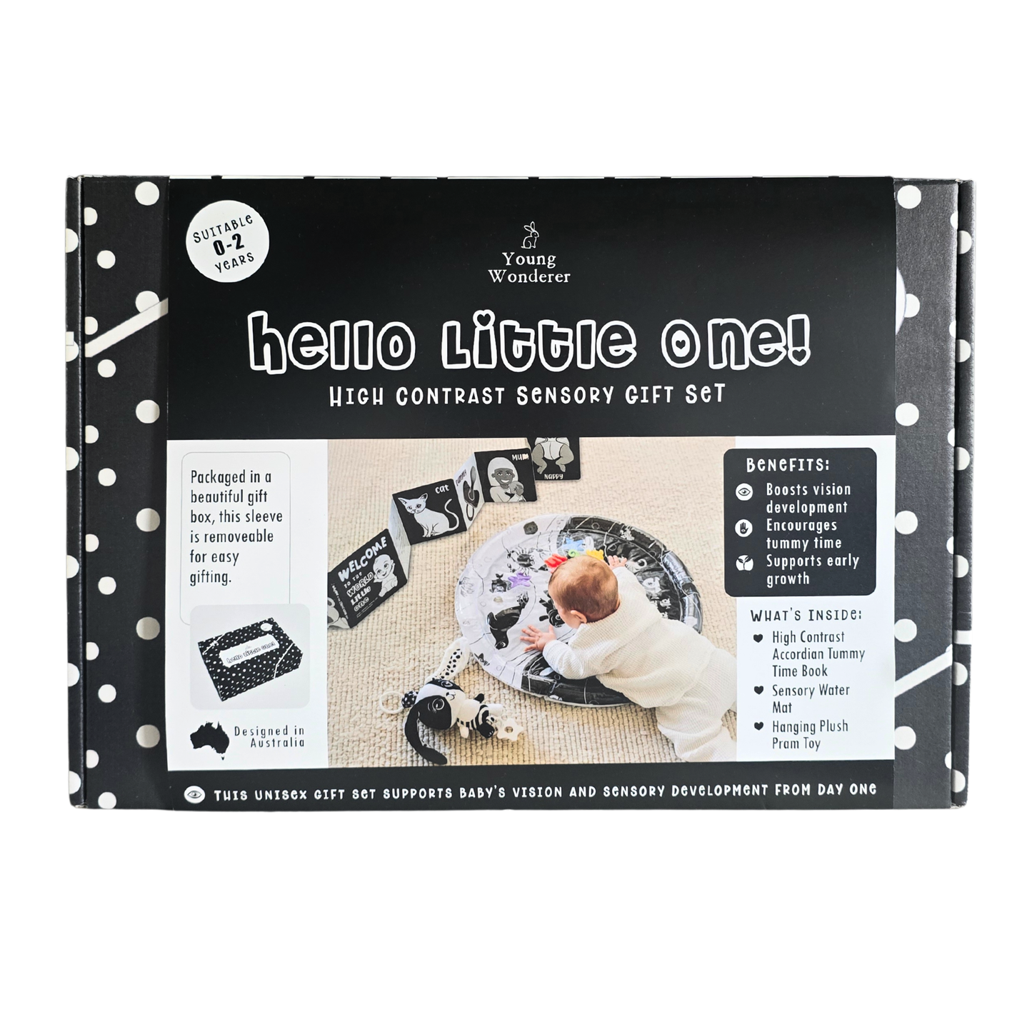 Hello Little One High Contrast Baby Gift Set