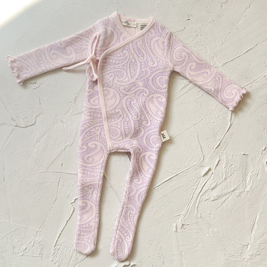 The Wolf Ribbed knit Onesie - Petal & Bloom