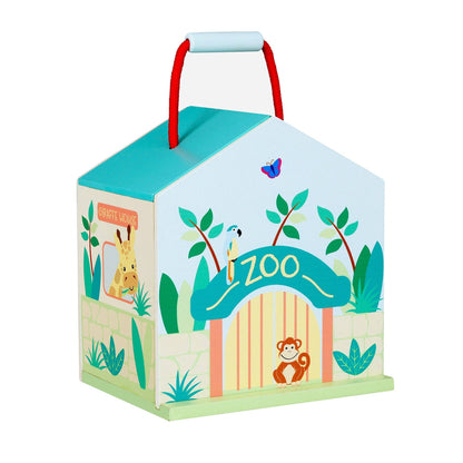 Wooden Zoo Play Set