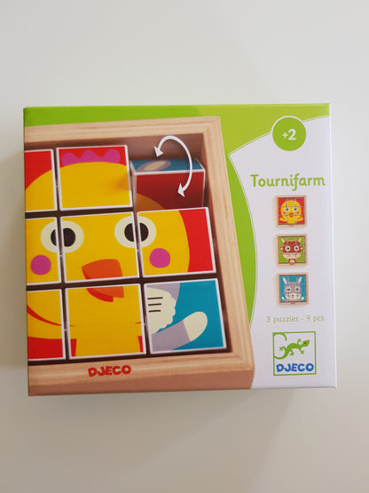 Djeco Wooden Puzzle Tournifarm