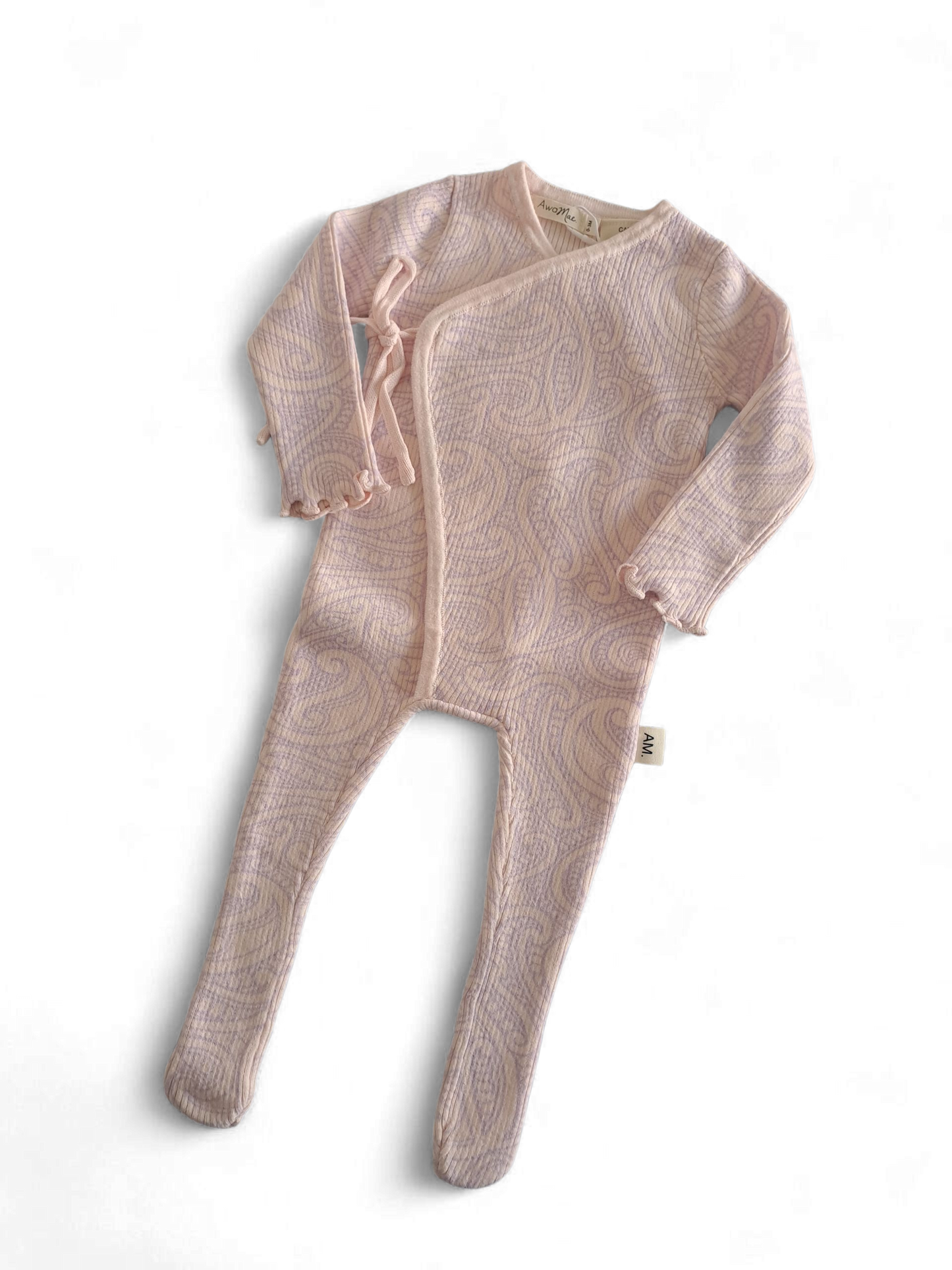 The Wolf Ribbed knit Onesie - Petal & Bloom