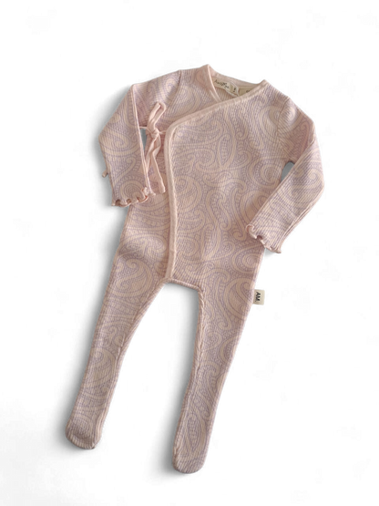 The Wolf Ribbed knit Onesie - Petal & Bloom