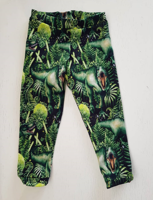 Handmade Leggings - Green Jungle