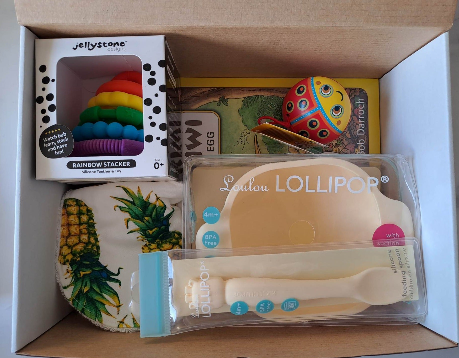 Inside Tropical Fun Gift Box