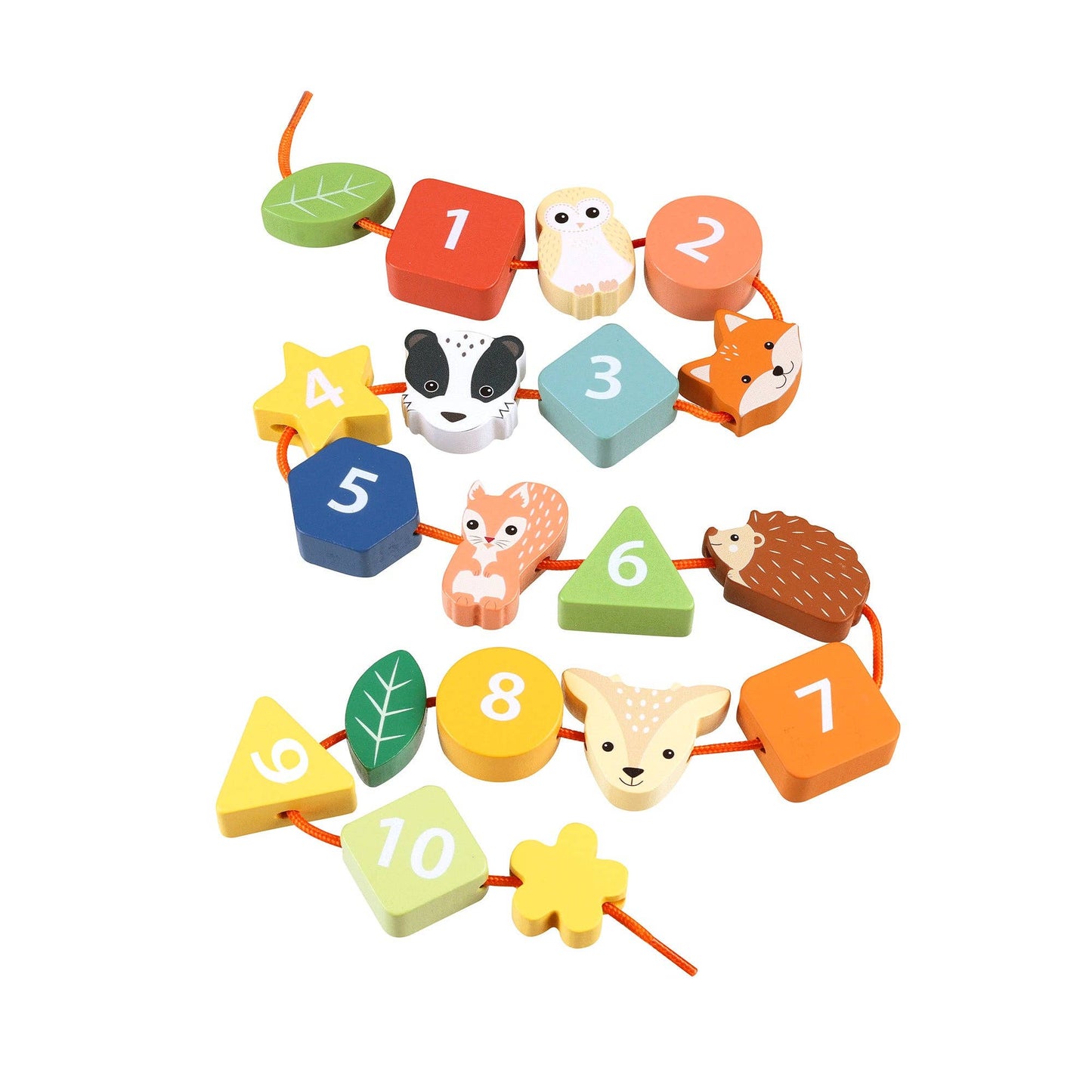 Woodland Animal Threading Toy