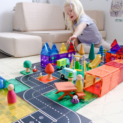 Magnetic Tiles Topper - Road Pack 40pc
