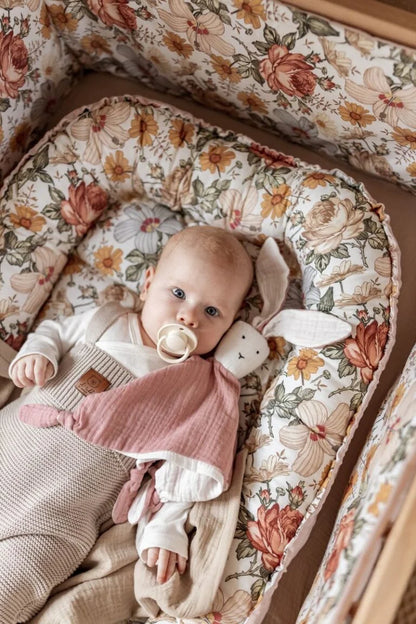 OLIVIER Baby Nest Bed - Powder pink
