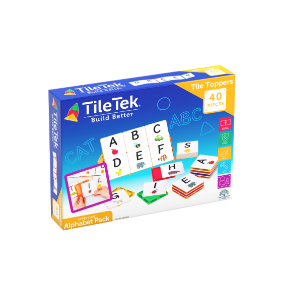 Magnetic Tiles Topper - Alphabet Upper Case Pack 40pc