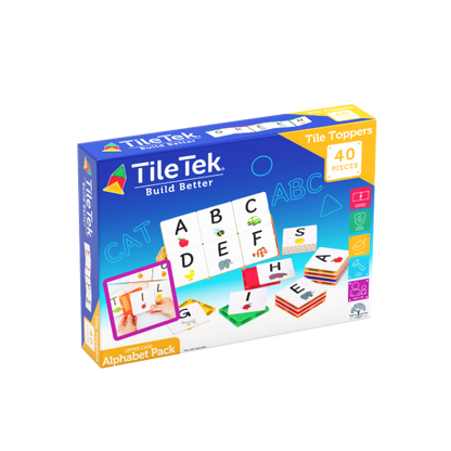 Magnetic Tiles Topper - Alphabet Upper Case Pack 40pc