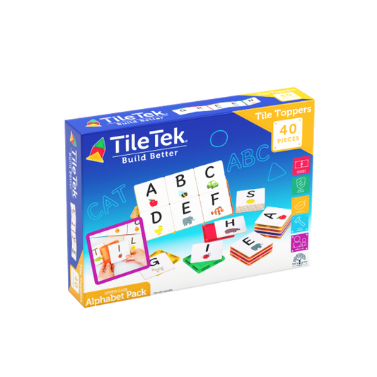 Magnetic Tiles Topper - Alphabet Upper Case Pack 40pc
