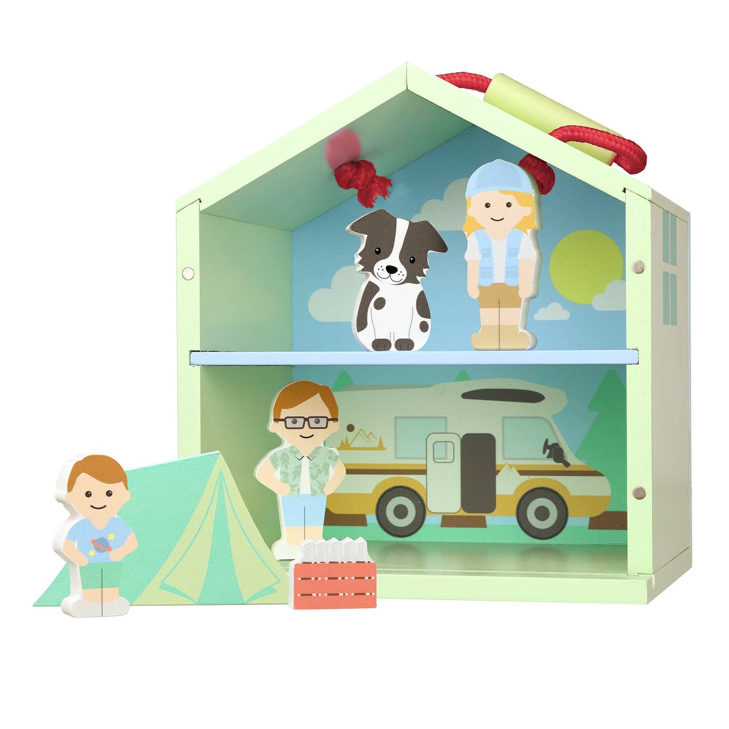 Wooden Camping Play Set
