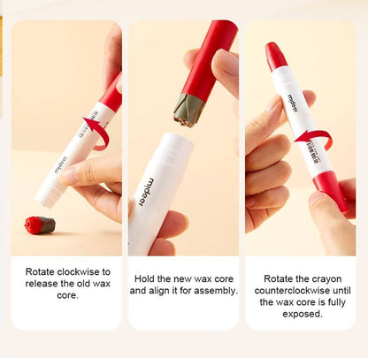 Mideer Silky Crayons Refills 12 pack