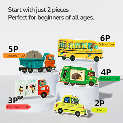 My First Artist Puzzle -  Construction vehicles