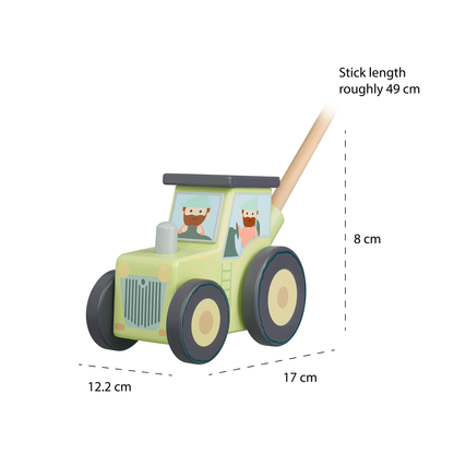 Tractor Wooden Push Along