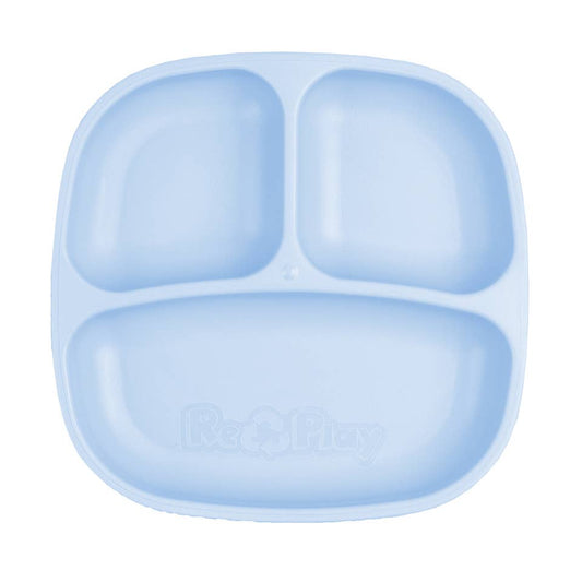 Re-Play Divided Plate - Ice Blue