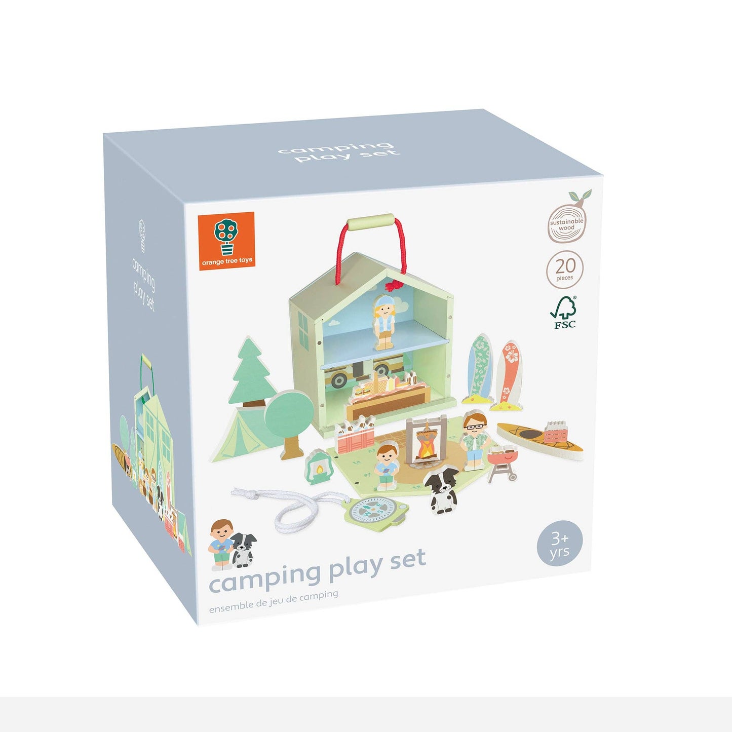 Wooden Camping Play Set