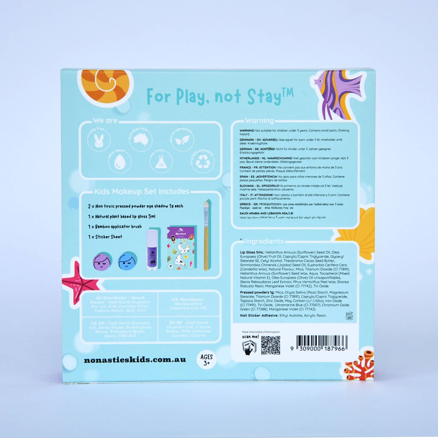 Mermaid Dreams - Kids Makeup Gift Set