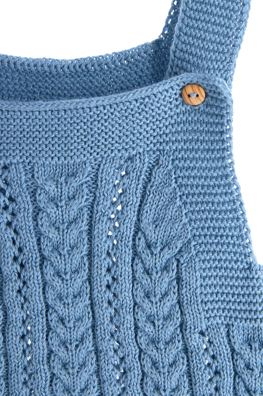 Wheat Cotton Knit Romper