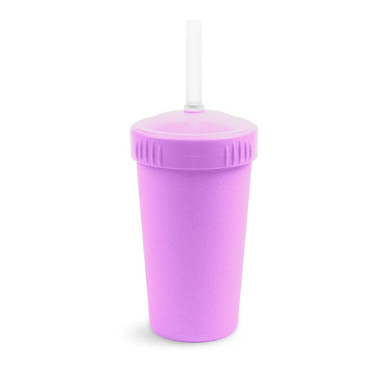 Re-Play Straw Cup with Reusable Straw - Purple