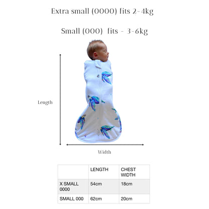 Newborn Sleeping Bag 2.5 TOG - Daisy Dream